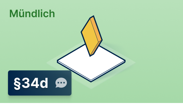 Mündliches Prüfungspaket § 34d GewO Versicherungsvermittler